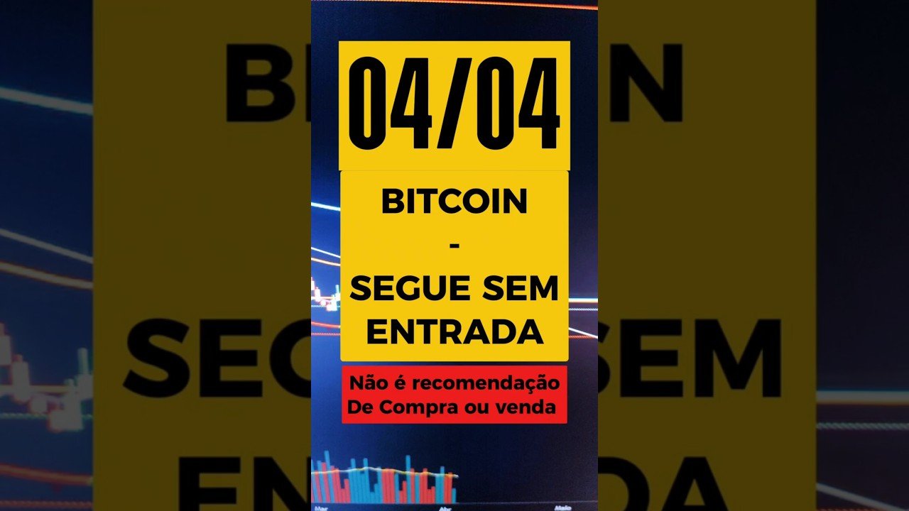 🛑 BITCOIN EM ZONA DE RISCO: CUIDADO COM A ARMADILHA! 🛑 #daytrade #criptomoedas #trader