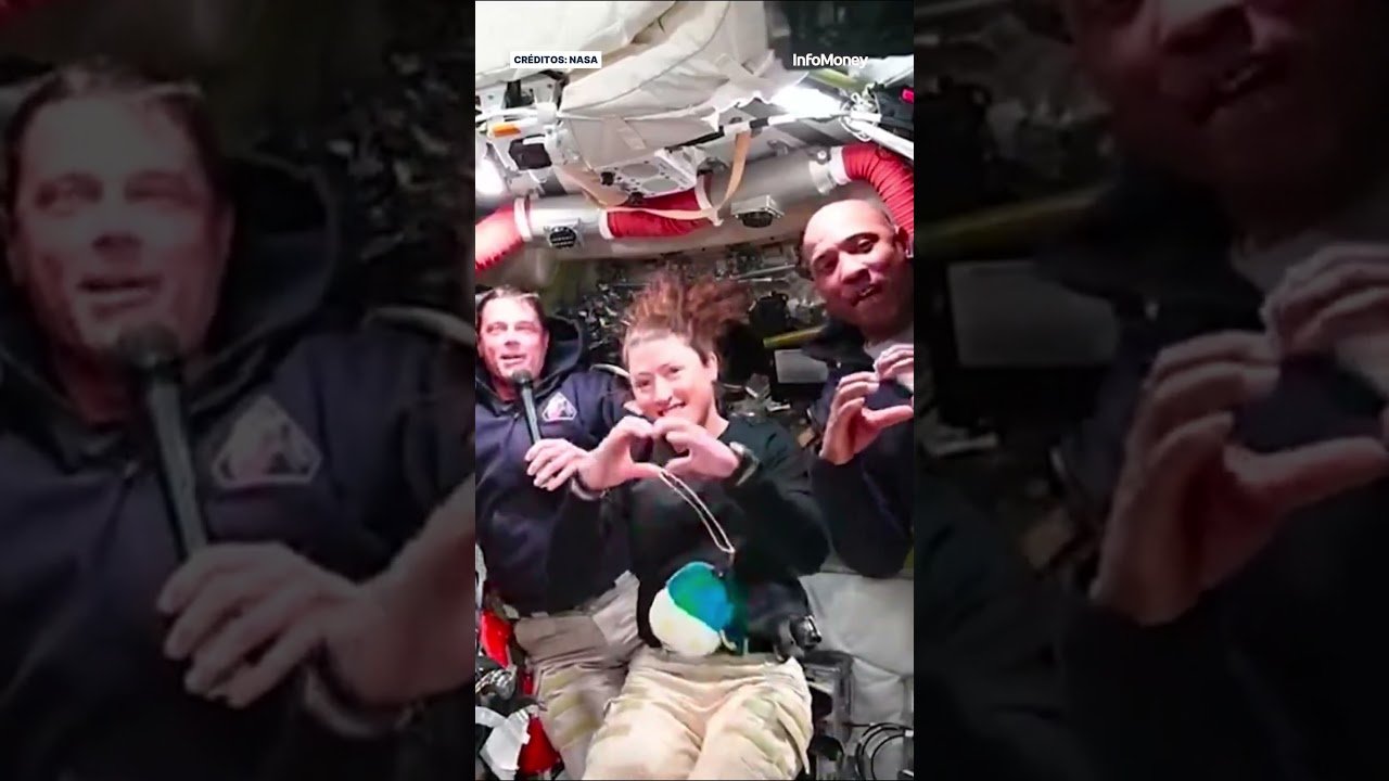 A caminho da Lua: Astrunautas registram momentos da Terra e da Lua durante a viagem