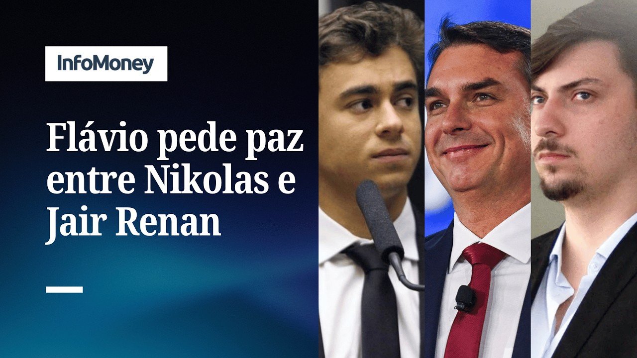 Após atrito entre Nikolas e Jair Renan, Flávio pede união | InfoMoney News