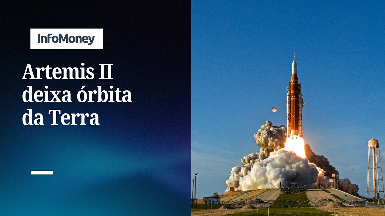 Artemis II deixa órbita da Terra 25 horas após decolagem e segue rumo à Lua | InfoMoney News