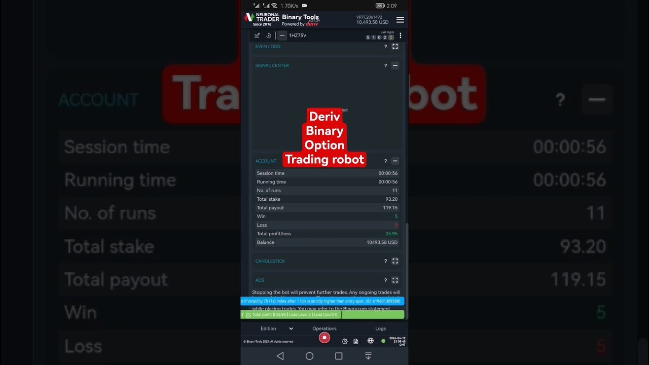 binary trading robot mobioe deriv robot #binaryoptions #deriv #mobiletrading #quotex #binomo