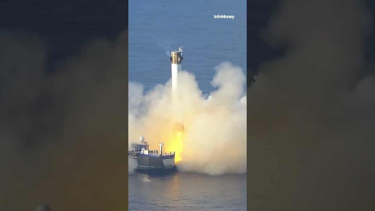 Blue Origin pousa pela primeira vez foguete New Glenn e acirra disputa com a SpaceX