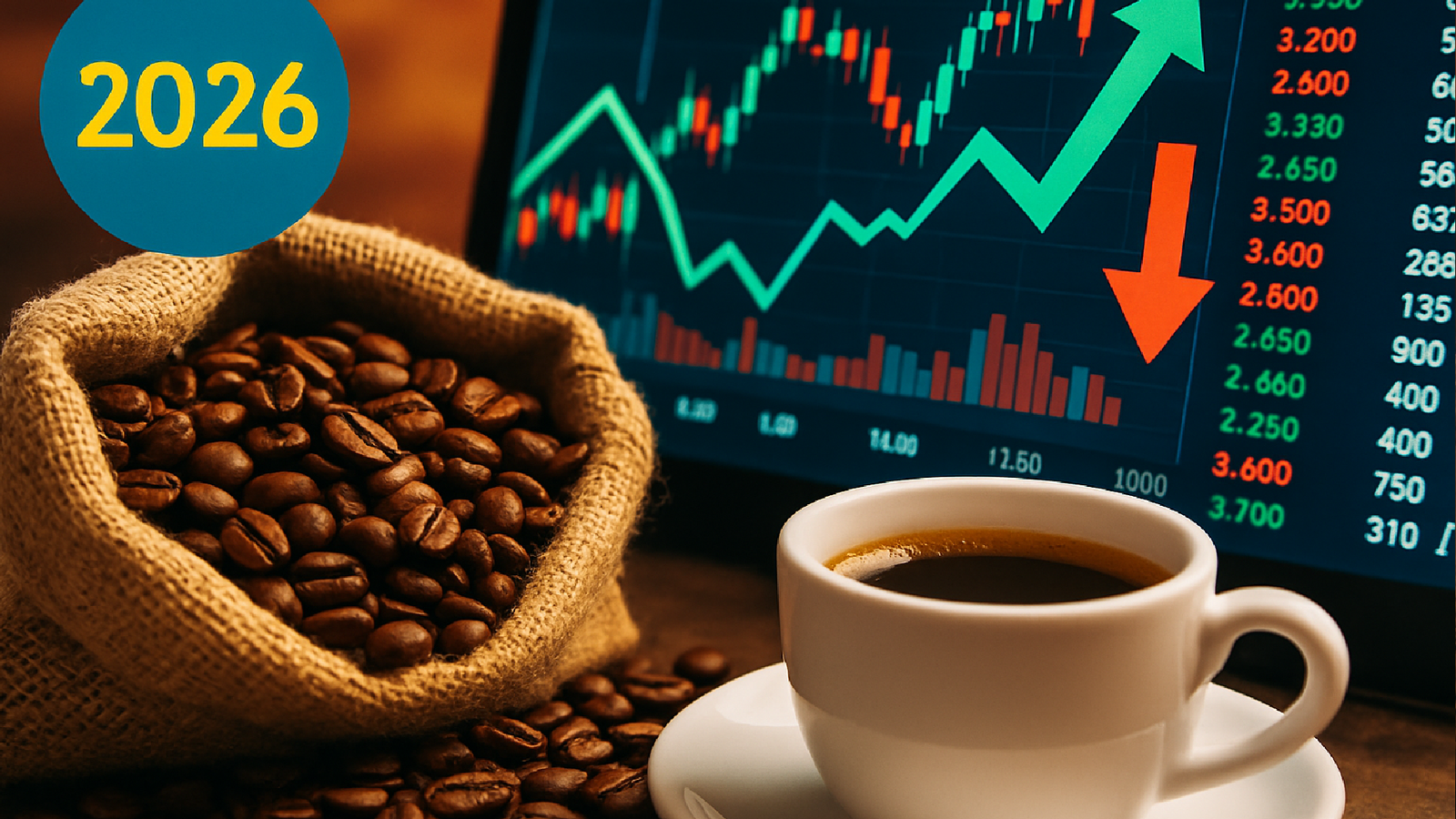 Mercado de Café em 2026: Impactos e Desafios