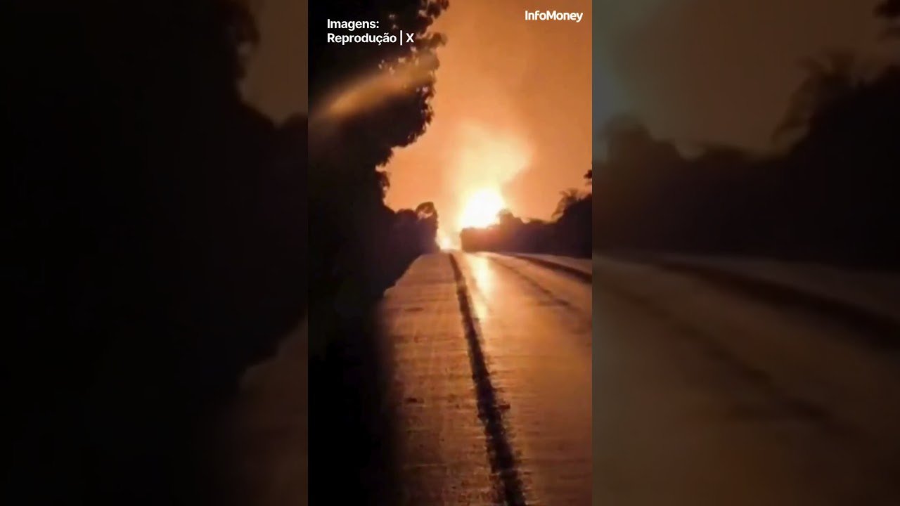 Caminhão carregado com botijões de gás explode no Maranhão