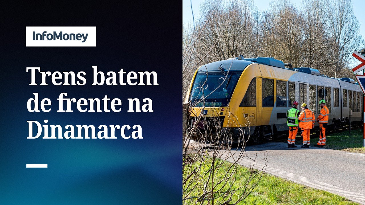Colisão de trens na Dinamarca deixa 17 feridos | InfoMoney News