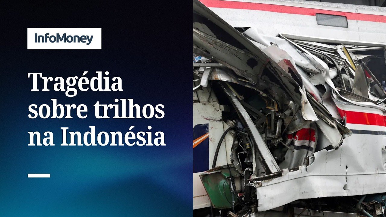 Colisão entre trens na Indonésia deixa 14 mortos e dezenas de feridos | InfoMoney News