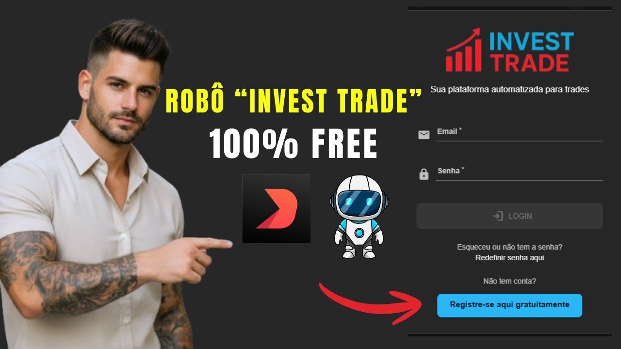 🔴COMO CADASTRAR E VINCULAR  A CONTA DERIV NO ROBÔ INVEST TRADE [ GRATUITAMENTE ]