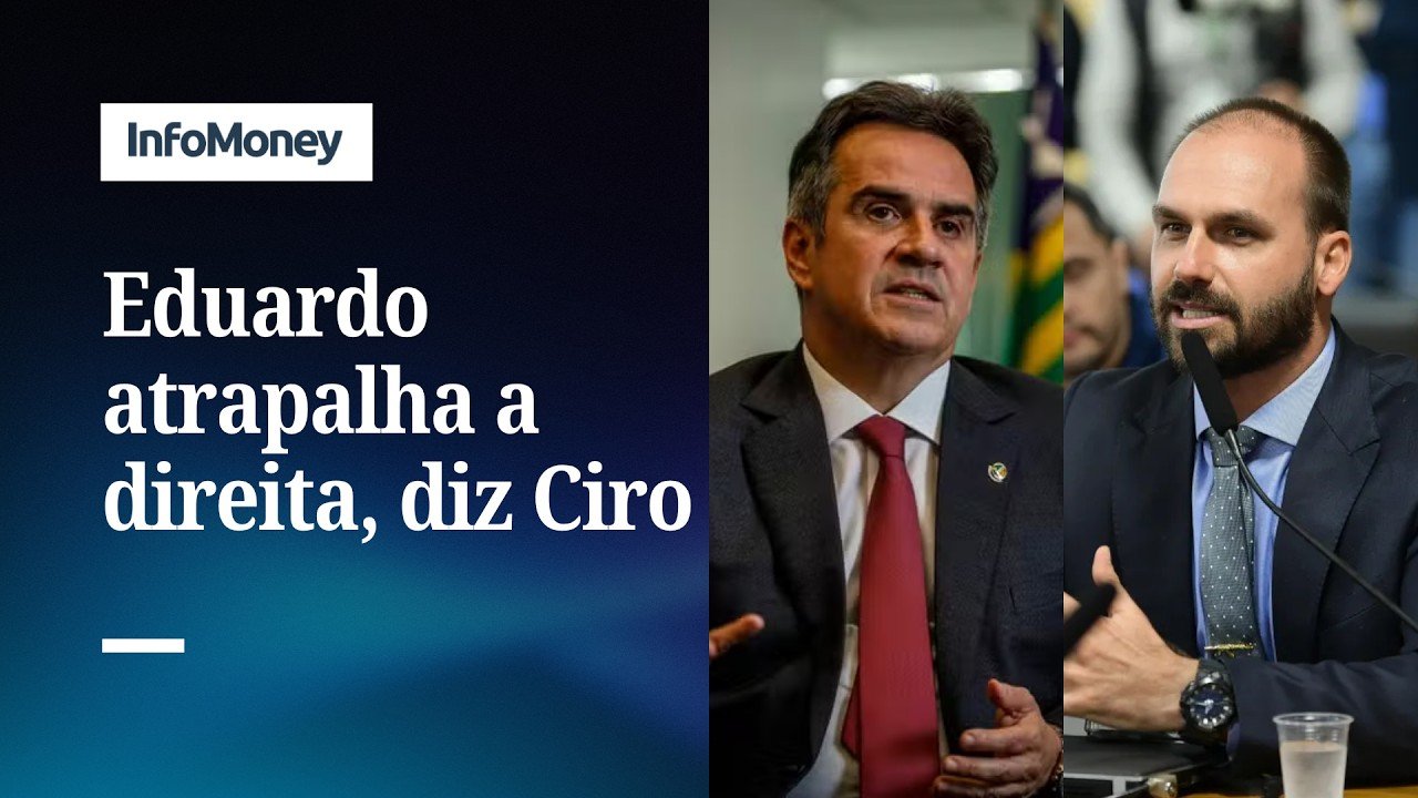 Eduardo Bolsonaro ‘atrapalha’ e direita deve focar em Lula, diz Ciro | InfoMoney News