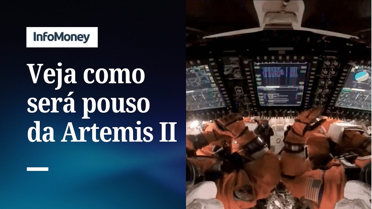 Em animação, NASA explica como será o pouso da missão Artemis II na Terra | InfoMoney News