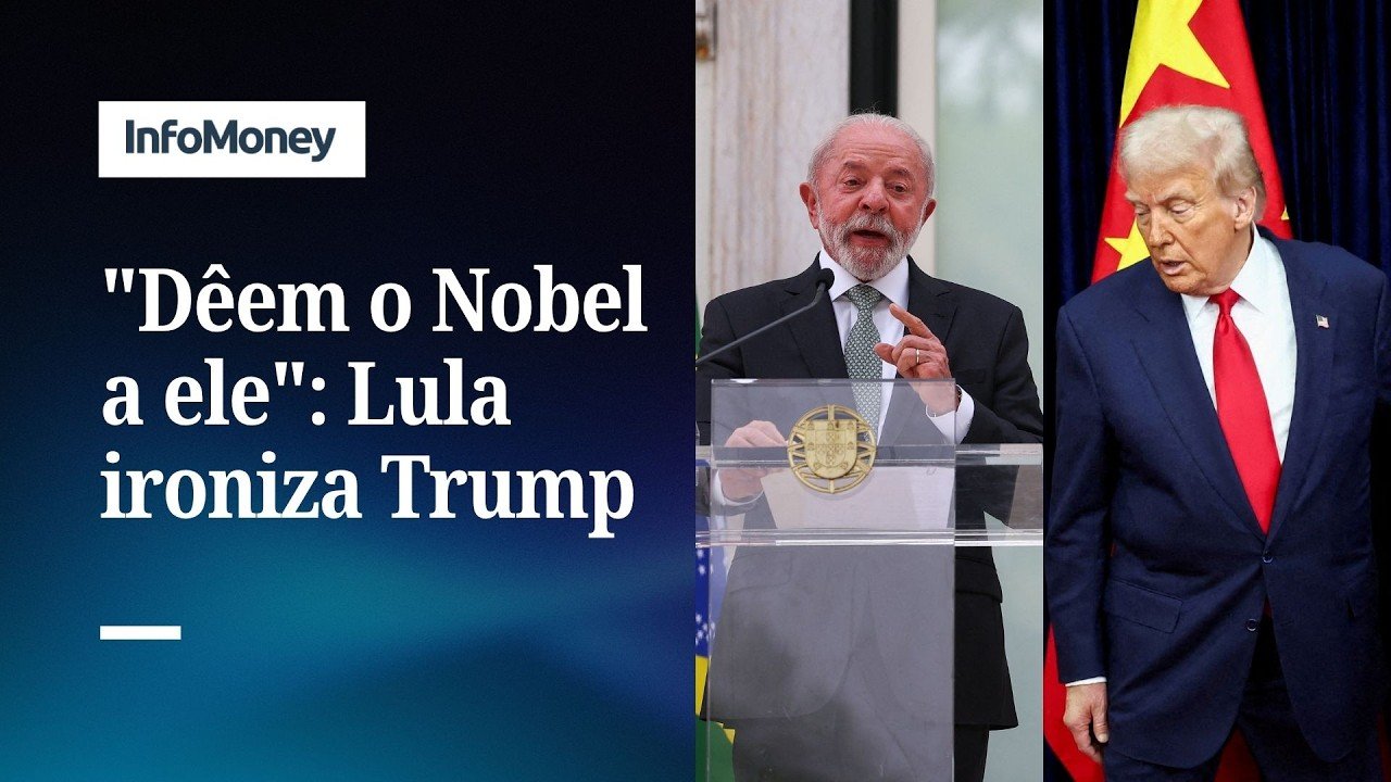 Em tom irônico, Lula defende Nobel para Trump para frear conflito com Irã | InfoMoney News