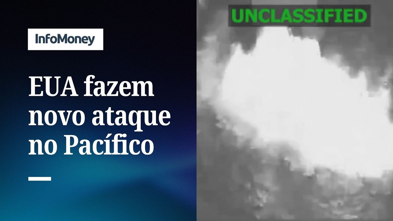 EUA anunciam novo ataque a embarcação no Pacífico, com três mortos | InfoMoney News