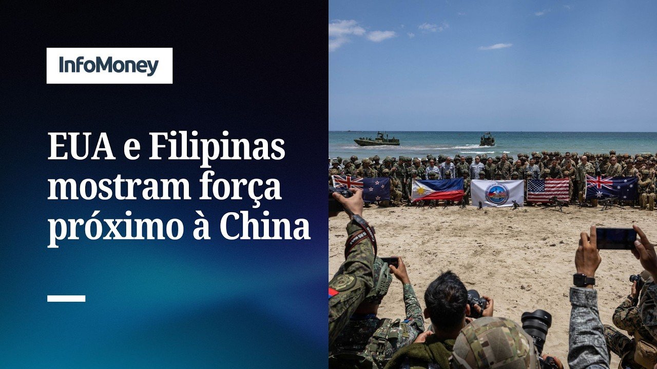 Filipinas e EUA realizam exercícios perto do Mar do Sul da China | InfoMoney News
