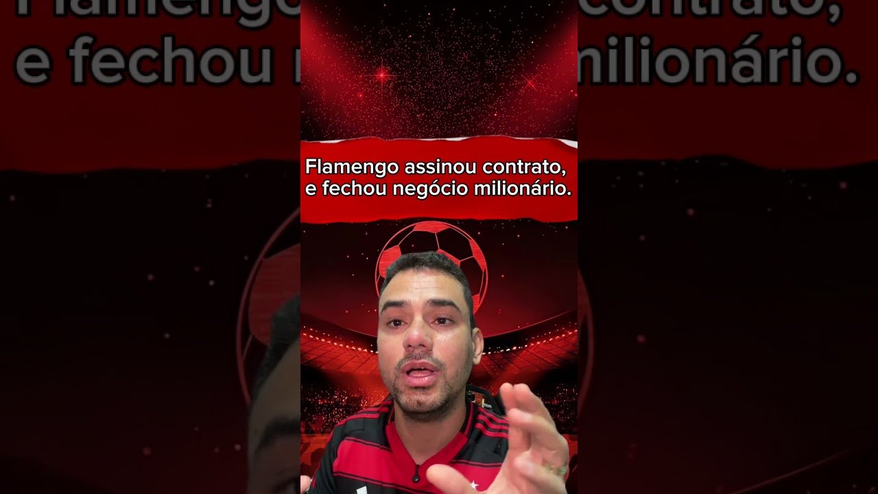 Flamengo assinou contrato, e fechou negócio milionário #flamengo #mengaomalvadao #futebol