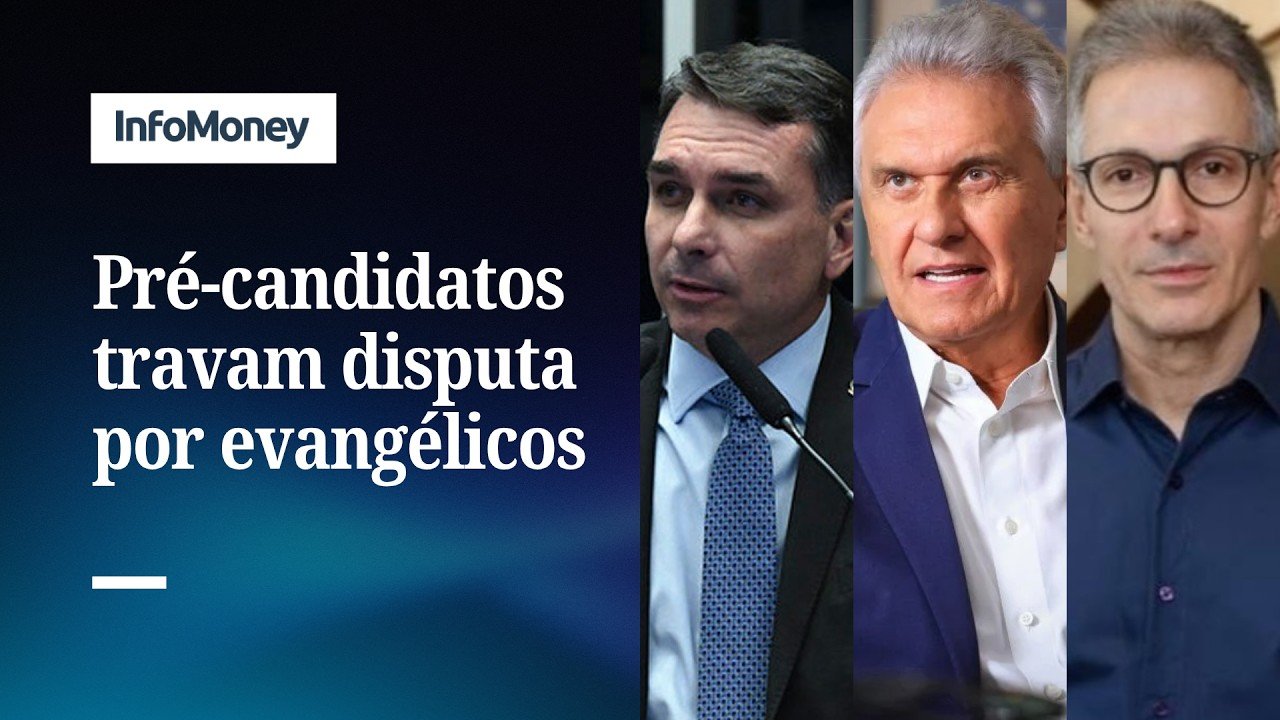 Flávio, Caiado e Zema buscam apoio de líderes evangélicos | InfoMoney News