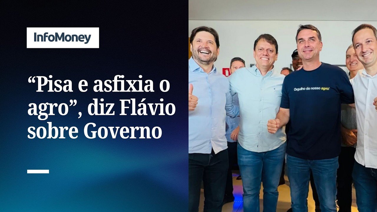 Flávio diz que Tarcísio será presidente “um dia” e que agro é tratado como “lixo” | InfoMoney News