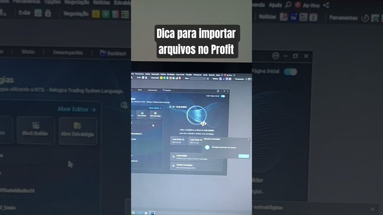 Importação  Profit em 1min! (Dica Rápida que Pouca Gente Usa) Programador Profit – entre em contato