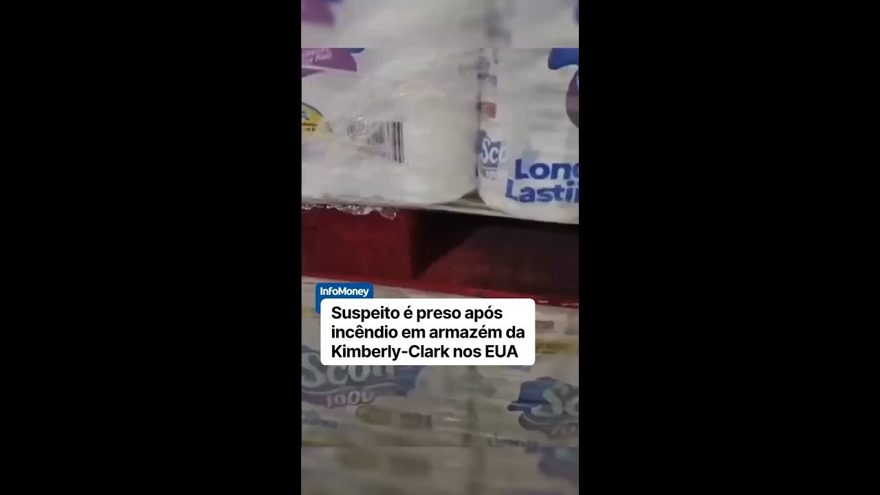 Incêndio em armazem da Kimberly-Clark