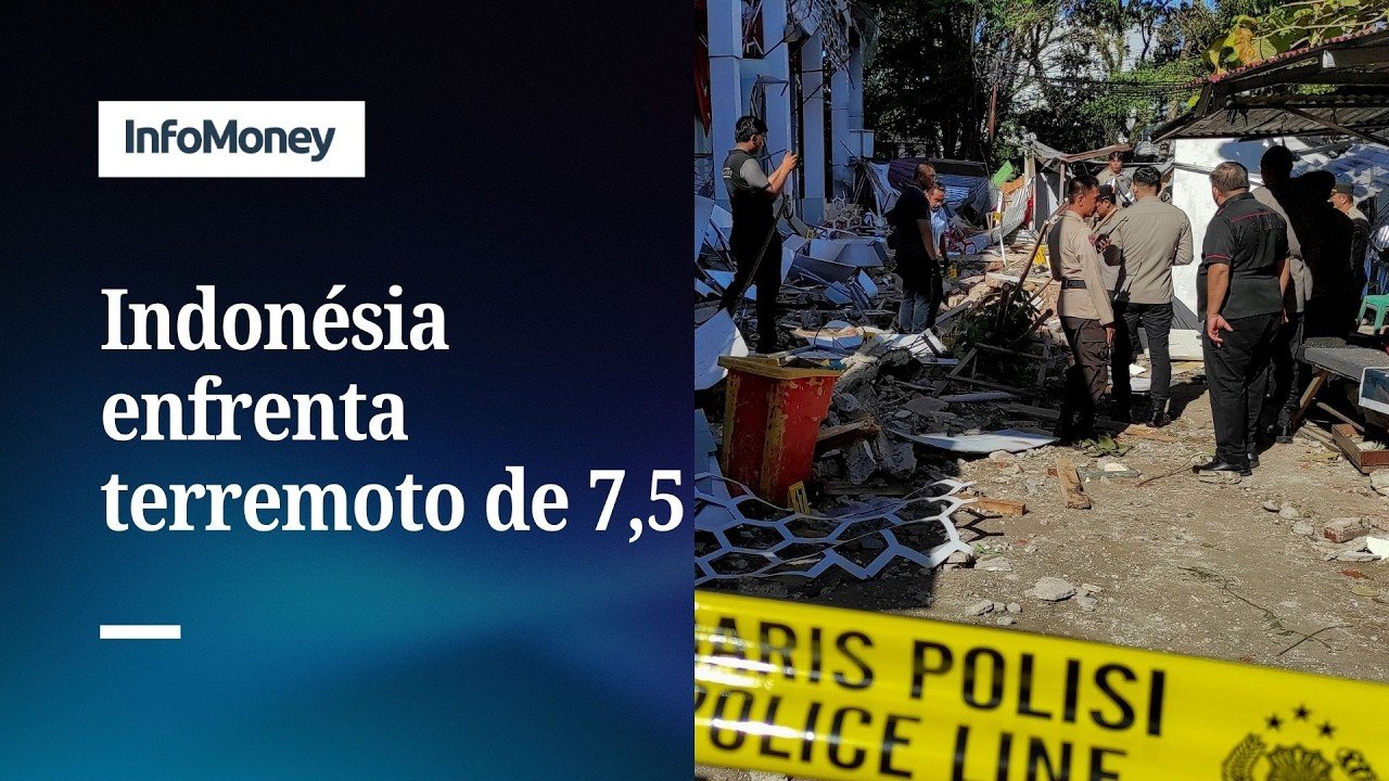Indonésia: Terremoto de magnitude 7,4 mata pelo menos um e gera pequeno tsunami | InfoMoney News
