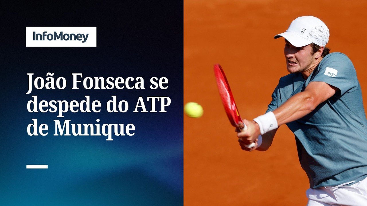 João Fonseca faz jogo duro, mas tem revés e se despede do ATP 500 de Munique | InfoMoney News