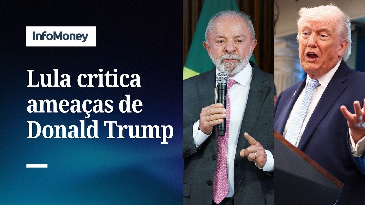 Lula diz que “Trump não tem o direito de acordar de manhã e ameaçar um país” | InfoMoney News