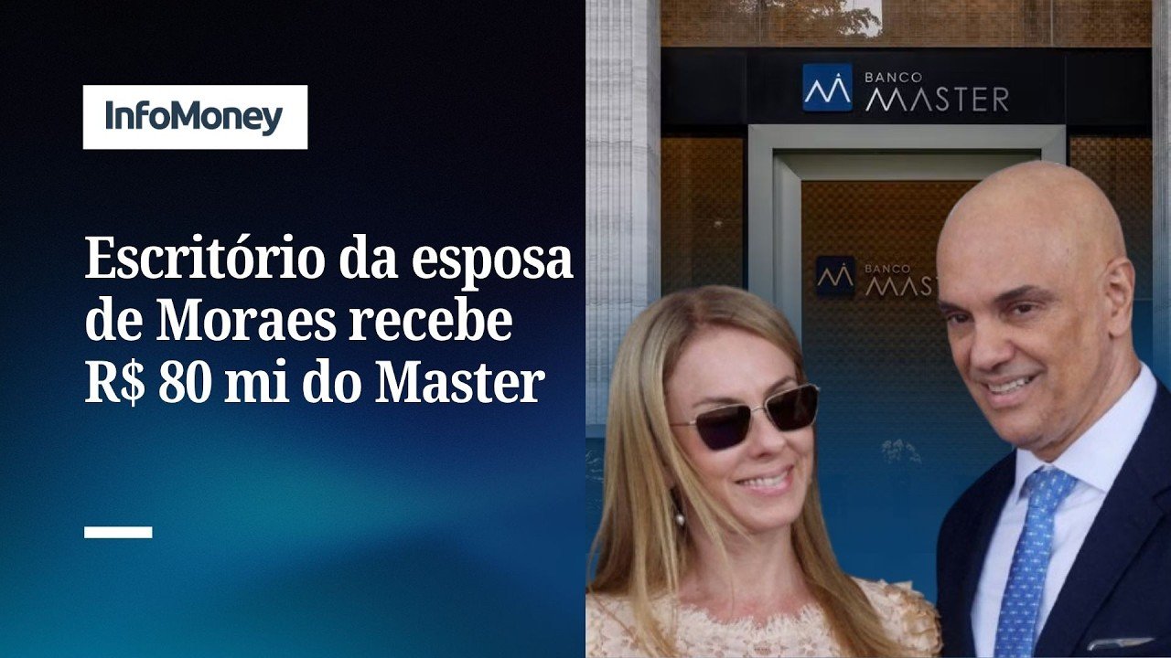 Master pagou R$ 80,2 mi a escritório de mulher de Moraes em 22 meses | InfoMoney News