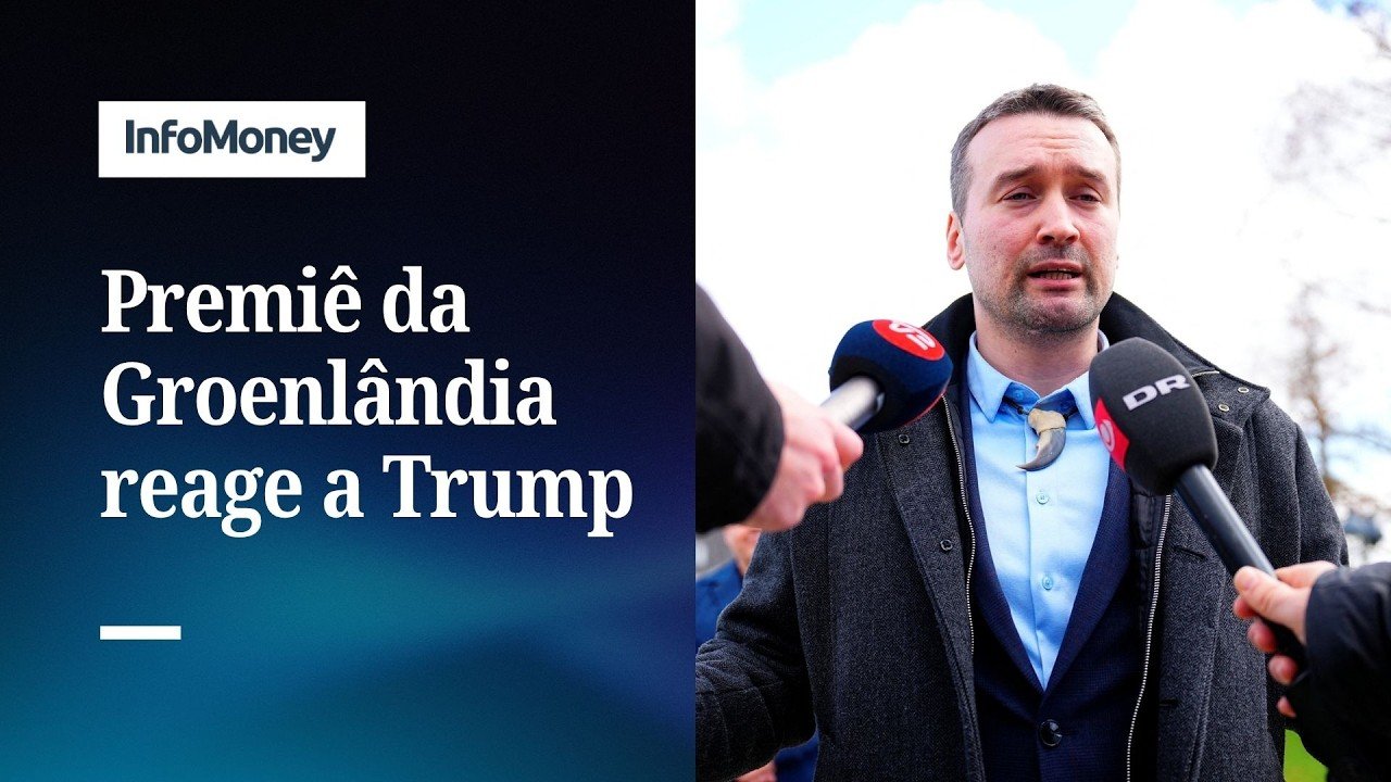 “Não somos um pedaço de gelo”, diz primeiro-ministro da Groenlândia | InfoMoney News
