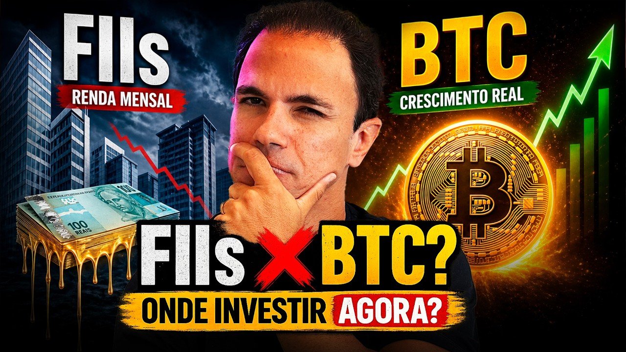 O Melhor Investimento AGORA: FIIs ou Bitcoin?