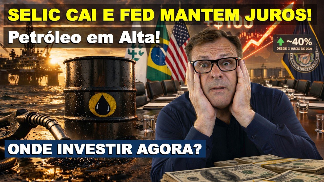 ONDE INVESTIR EM 2026? PETRÓLEO EM ALTA E JUROS COMEÇANDO A CAIR!