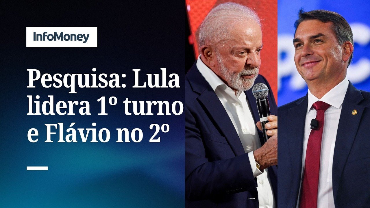 Quaest: Flávio cresce, vira sobre Lula e teria 2 pontos de vantagem em 2º turno | InfoMoney News