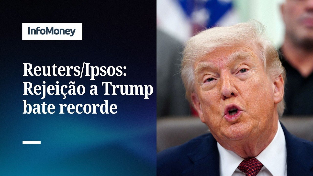 Rejeição de Trump atinge 62% e aprovação cai ao menor nível | InfoMoney News