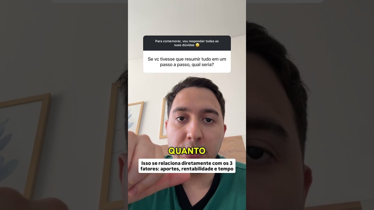 Resumindo investimentos em 50 segundos