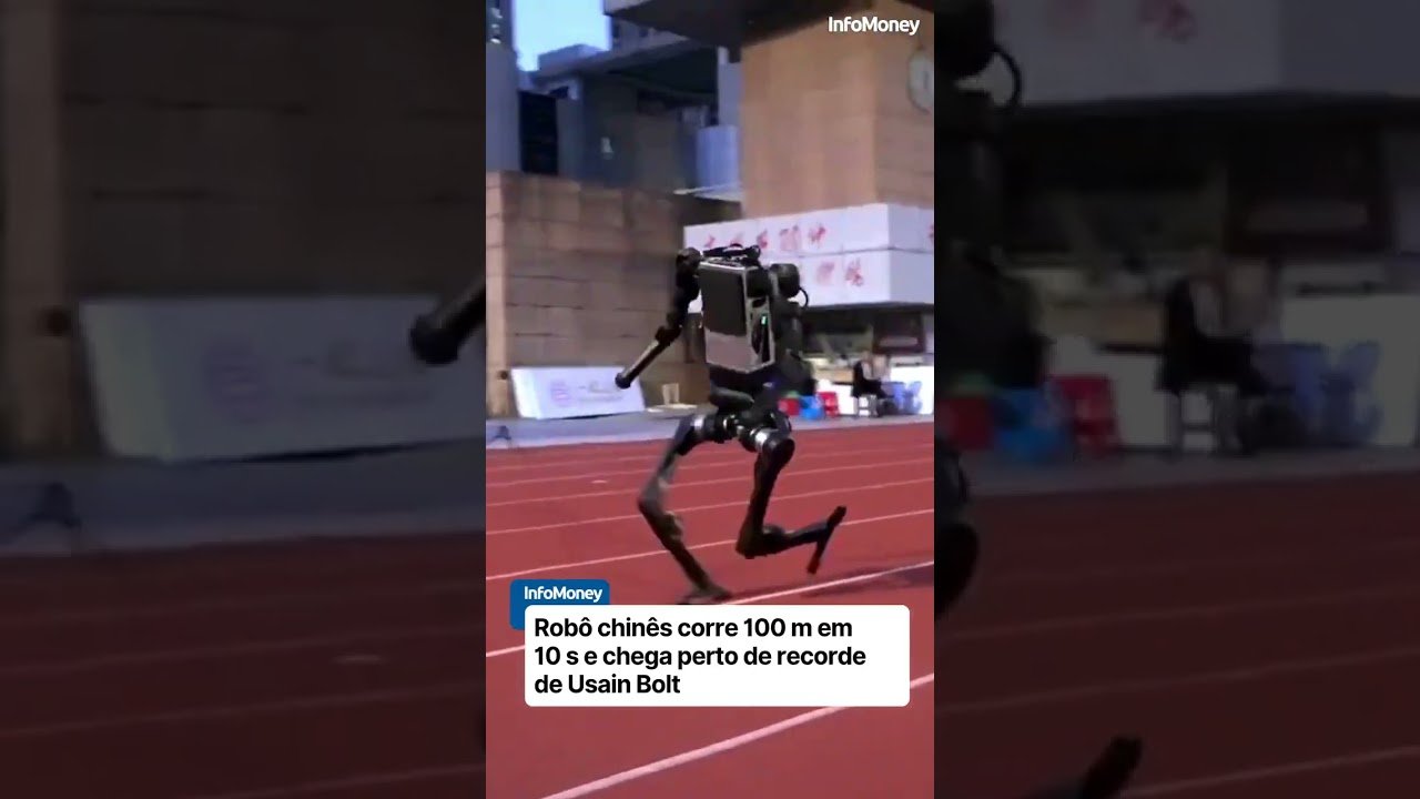 Robô chinês chega perto de recorde de Usain Bolt nos 100 metros