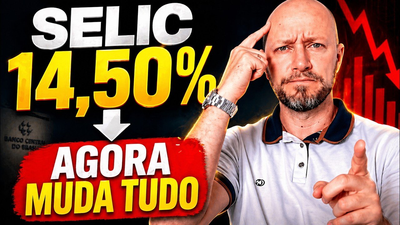 SELIC CAIU PARA 14,50%: Onde Investir Agora para Ganhar Mais que a Poupança?