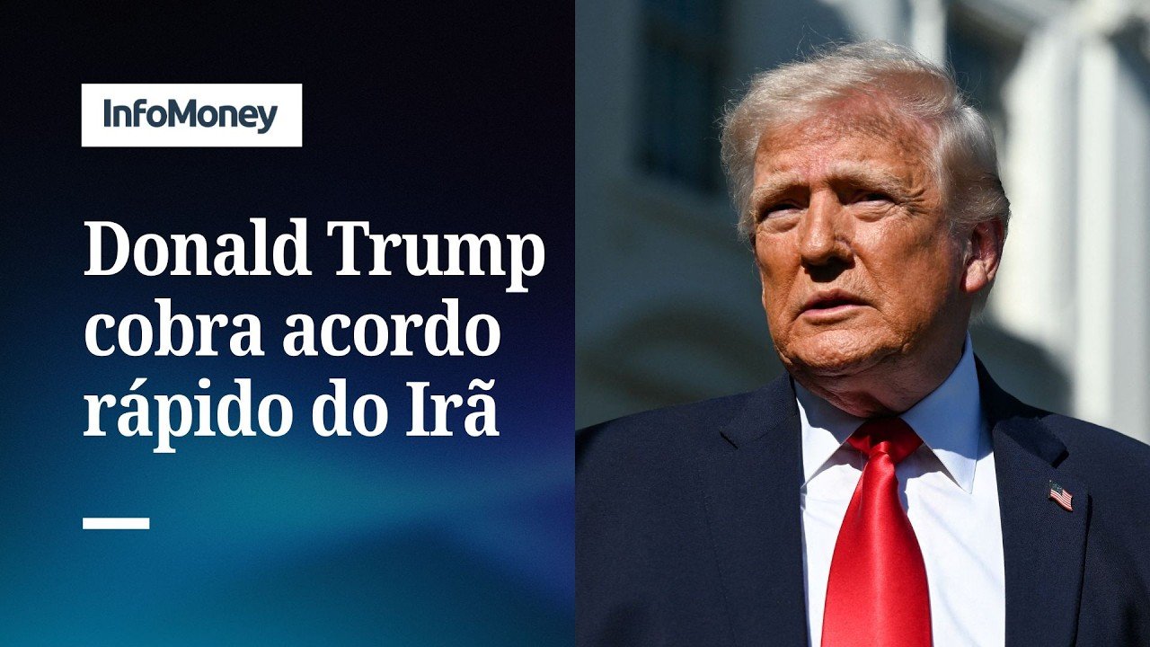 Trump pede que Irã assine acordo após notícia sugerir que EUA podem estender bloqueio|InfoMoney News