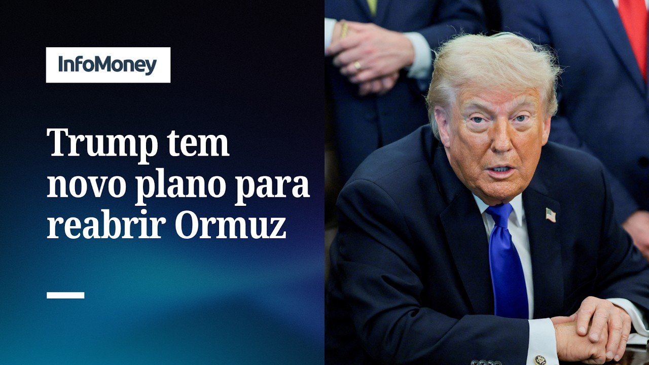 Trump propõe novo plano para reabrir Ormuz com bloqueio marítimo | InfoMoney News