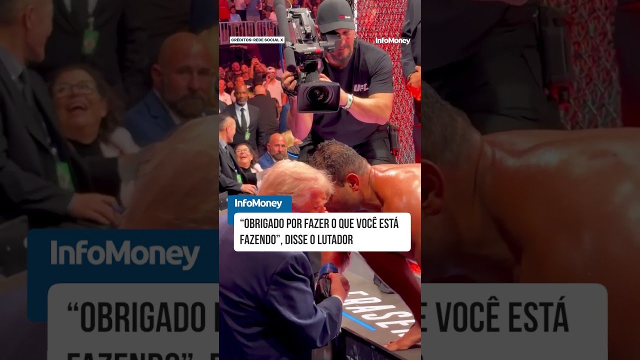 UFC 327: Paulo Borrachinha brilha no octógono e recebe cumprimentos de Trump | InfoMoney News