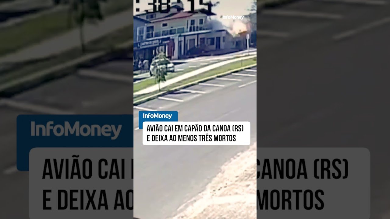 VEJA: Avião cai em litoral do RS e deixa ao menos 3 mortos