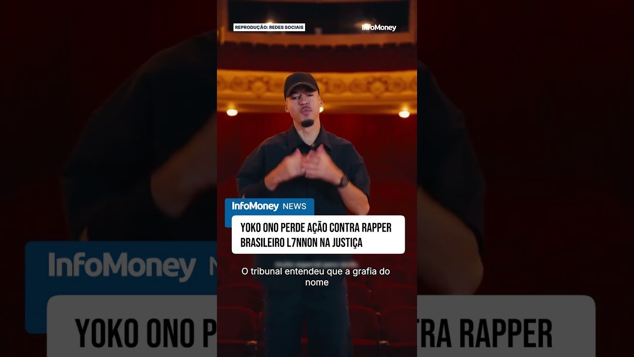 Yoko Ono perde ação contra rapper brasileiro L7nnon na Justiça | InfoMoney News