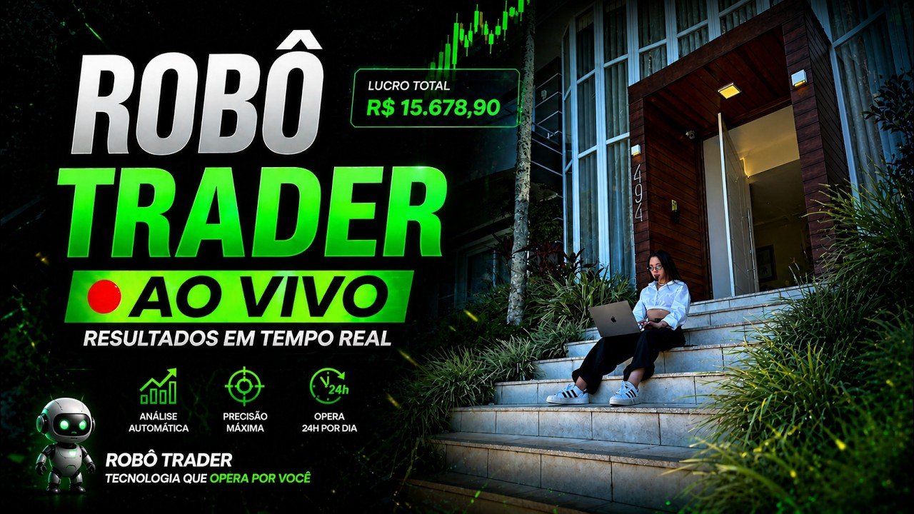 🤑 Robô Trader FREE + 💵 Assertividade e Automação