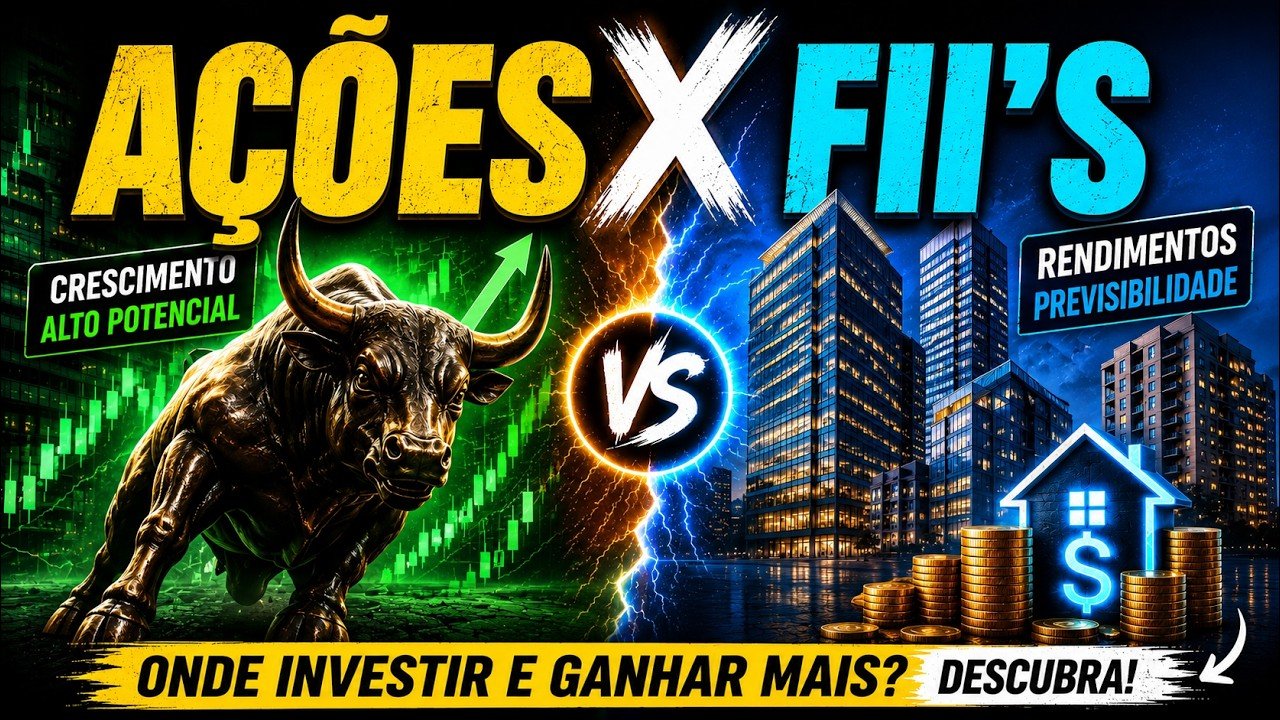 Ações x FII’s: onde investir?
