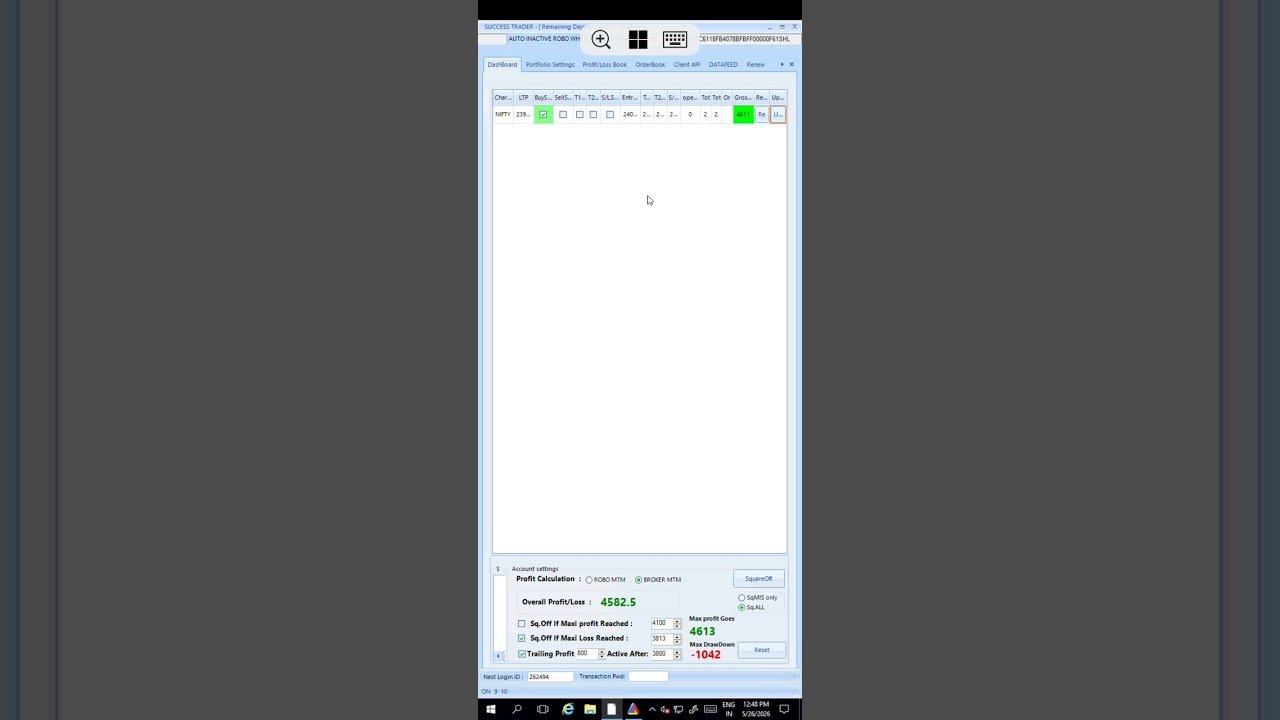 Algo Trading Software working in all segments in mobile phone and Desktop