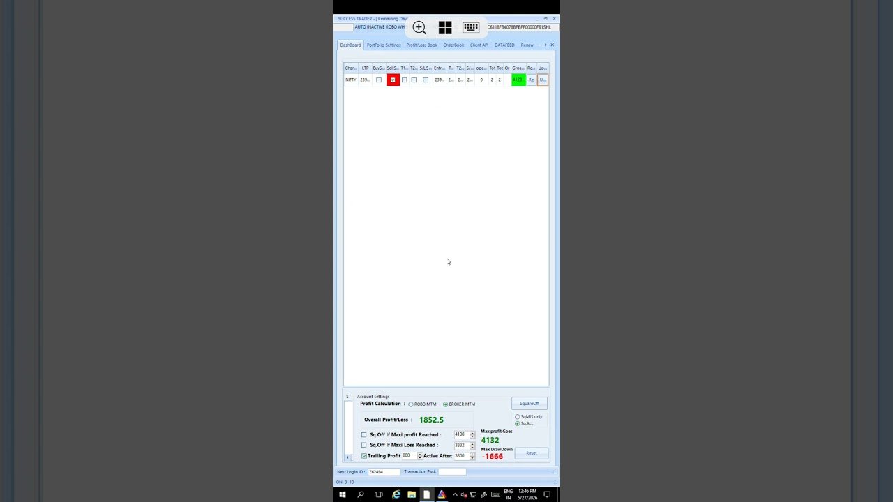 Algo Trading Software working in all segments in mobile phone and Desktop