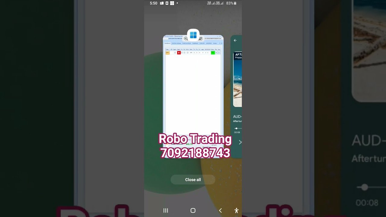 Algo Trading Software working in all segments in mobile phone and Desktop