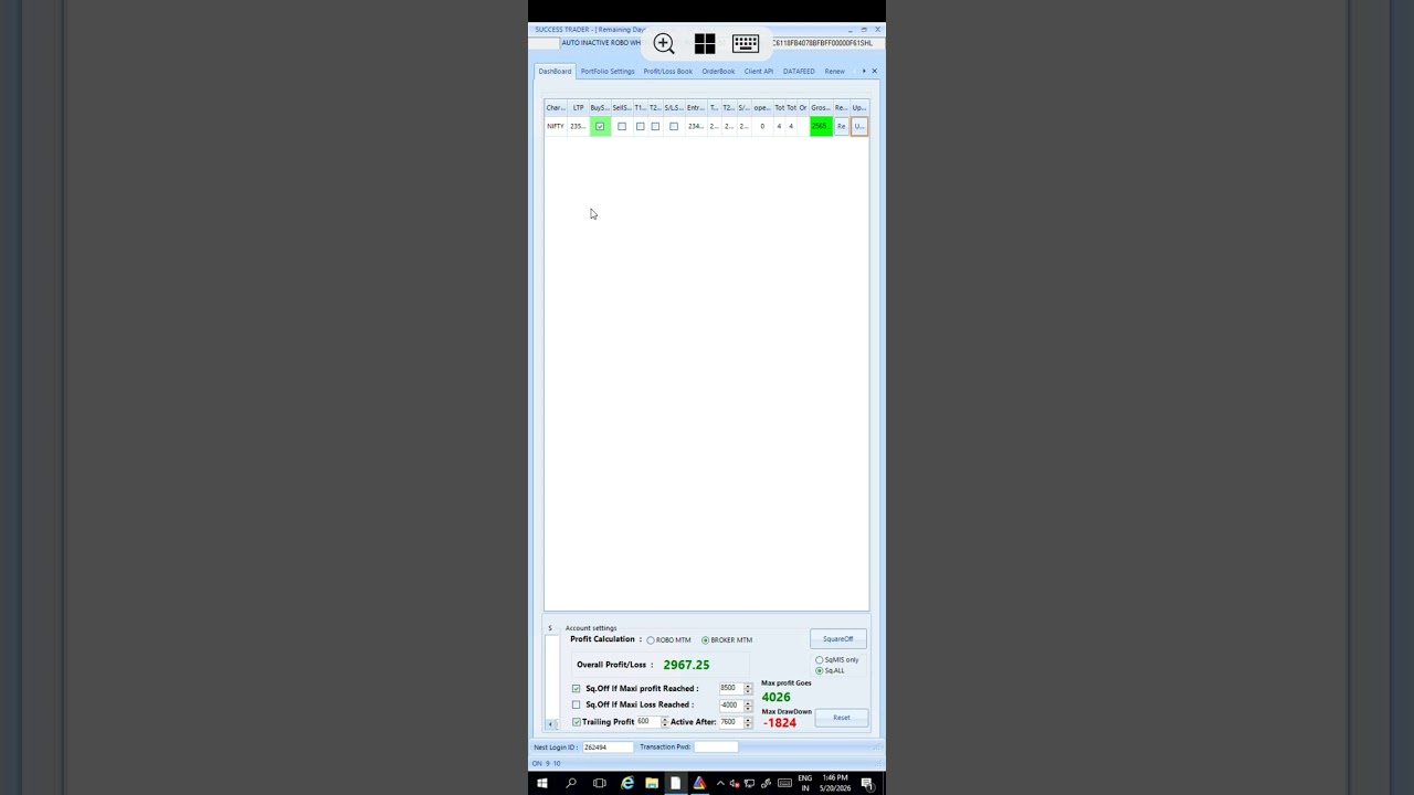 Algo Trading Software working in all segments in mobile phone and Desktop