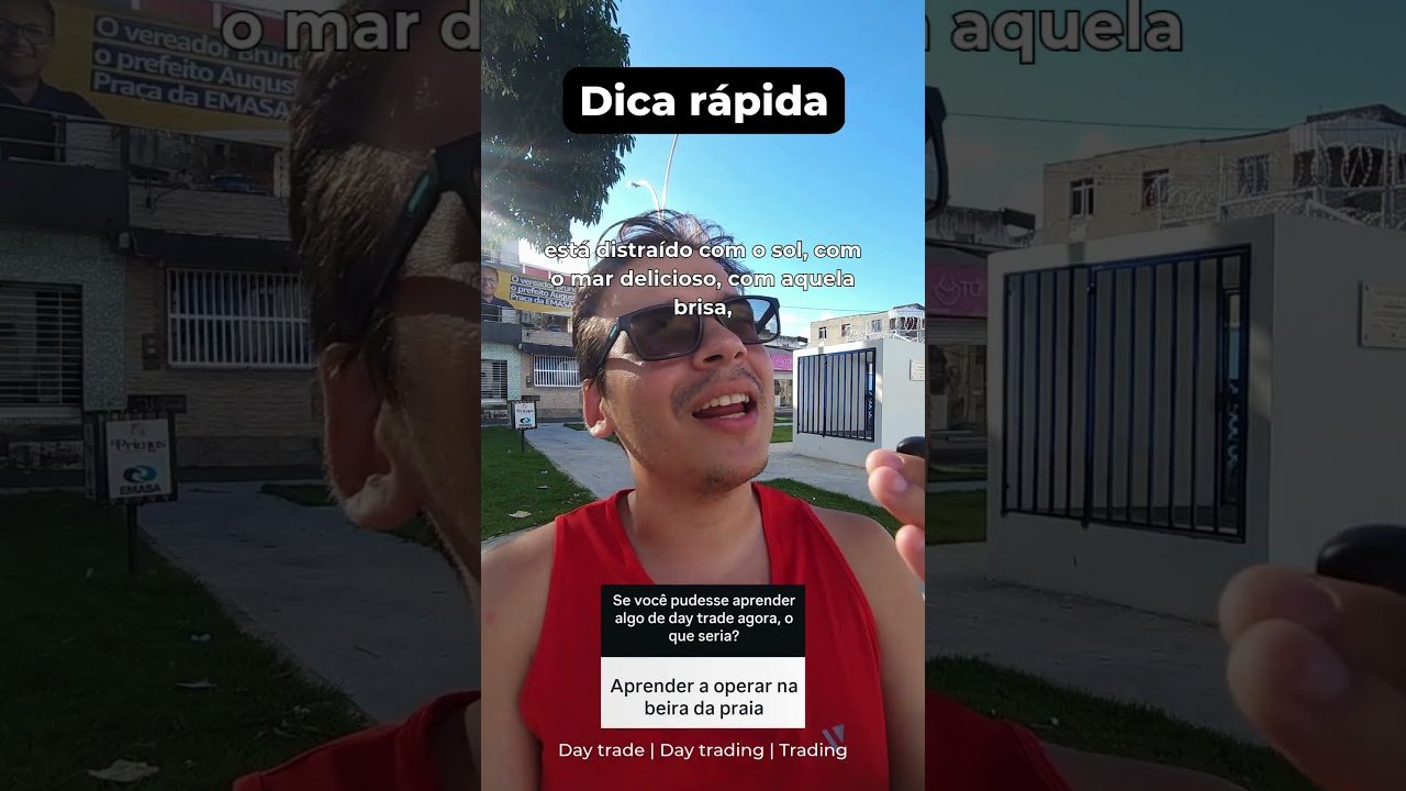 aprender a operar na beira da praia #tradeiniciante #daytrading #trading