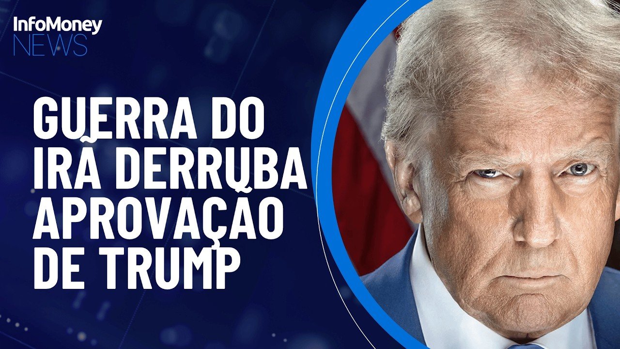 Aprovação de Trump cai a 37% após guerra do Irã, diz pesquisa | InfoMoney News