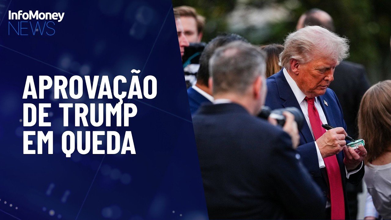 Aprovação de Trump vai a 35% e apoio dos republicanos se enfraquece, diz pesquisa | InfoMoney News