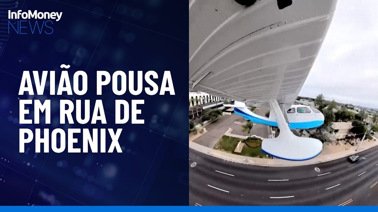 Avião da Segunda Guerra faz pouso de emergência em rua de Phoenix