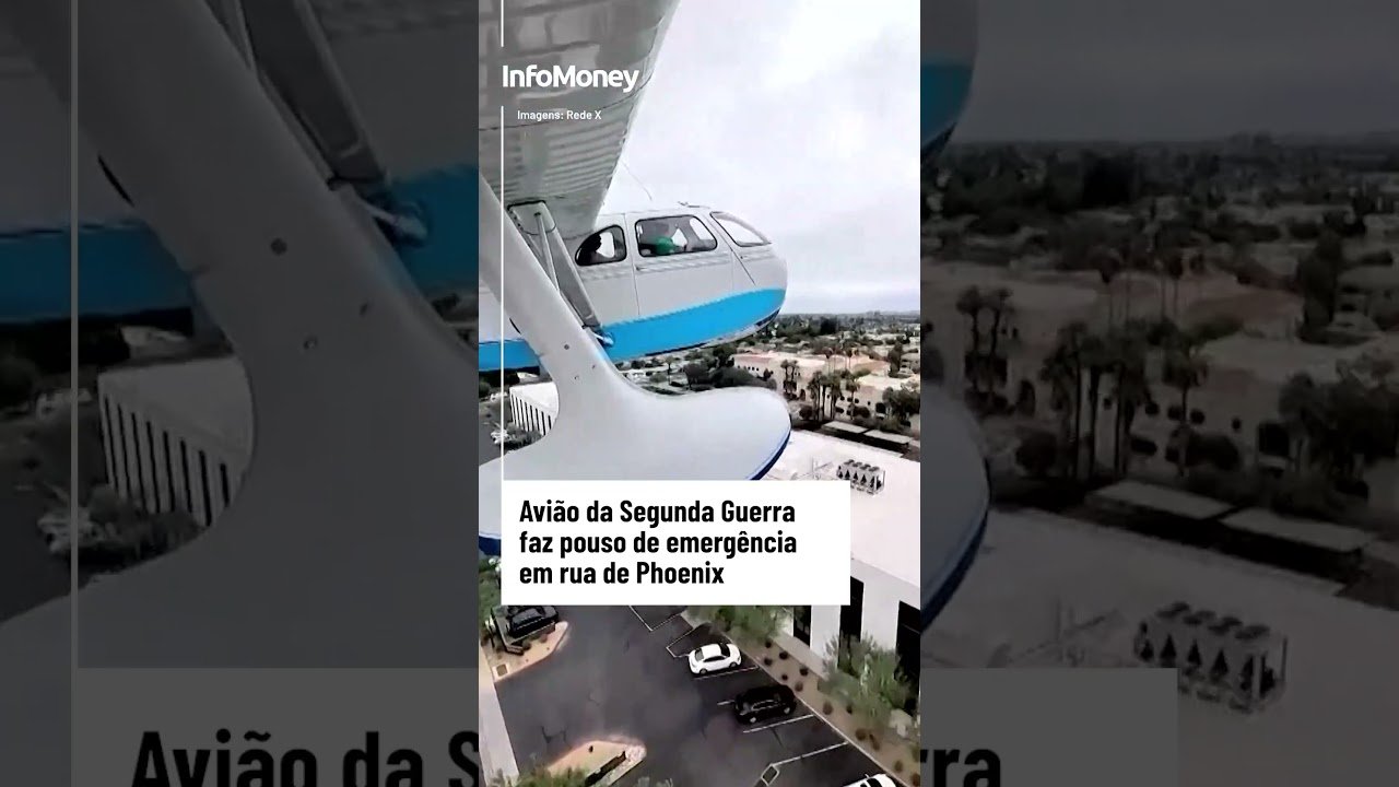 Avião da Segunda Guerra faz pouso em rua nos EUA