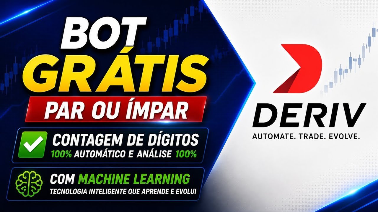 BOT PAR ÍMPAR GRÁTIS (2026) | Contador de Dígitos Deriv